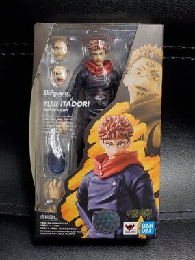 Sh figuarts jujutsu kaisen yuji itadori anime figure tamashii nations bandai.